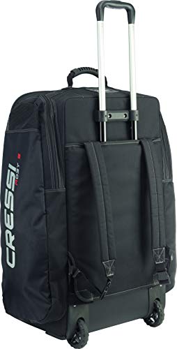 Cressi Strong Large Capacity Trolley Bag 115L with Backpack Straps | Moby 5 designed in Italy