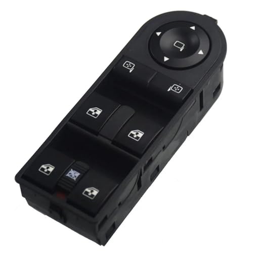 Commande vitre électrique pour Opel Astra H et Zafira B - Interrupteur principal 13228699