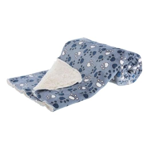 Trixie 37150 Decke Tammy, 100 × 70 cm, blau/beige