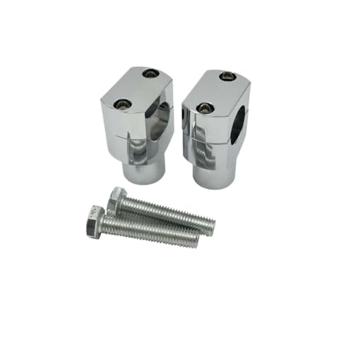 Adaptateur rehausseur guidon moto 22 mm robuste pour fixation Touring et Softail - 3
