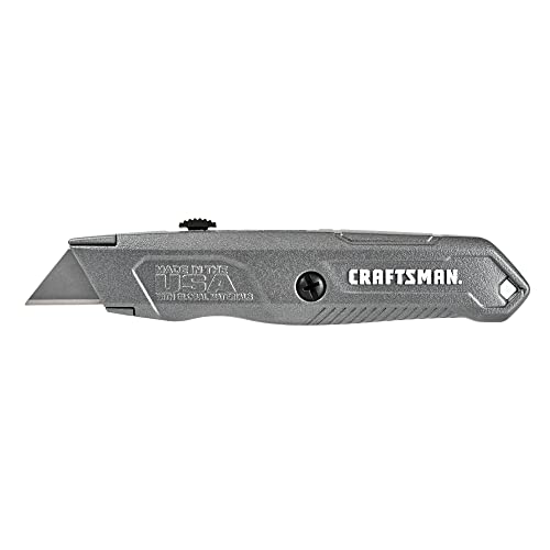 CRAFTSMAN Utility Knife, Retractable, 3 Blades Included (CMHT10585​) by CRAFTSMAN - Used condition - US$6.13