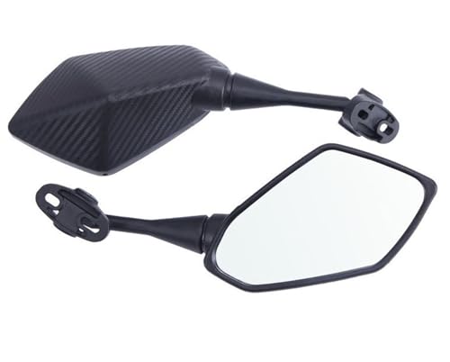 Espejos de extremo de barra de motocicleta con amplio ángulo de visión para ZX636