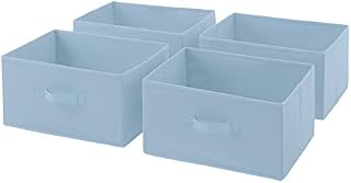 Amazon Basics Fabric 5-Drawer Storage Organizer - Replacement Drawers, Dusty Blue