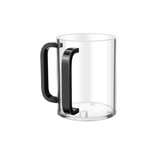 Vaso de lavado con dos asas 0.8 L acrílico transparente miniatura 1