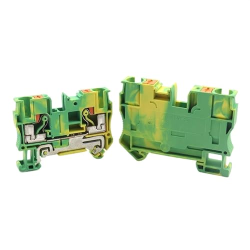 Conectores de cable eléctrico para carril DIN con terminal de resorte recto PT 6