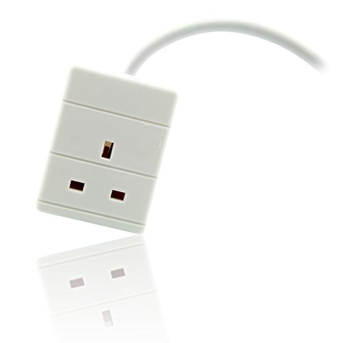 PRO ELEC PEL00898 1 Gang Extension Lead 1m, White - Image 4