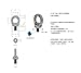 Hoist Rings Industrial 8-S291-005-025 Series Swivel Hoist Rings Heavy Duty(8-S291-005 M12)