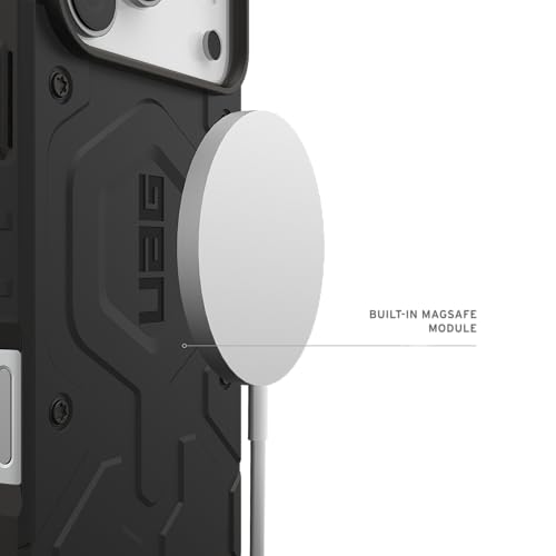 Image of Urban Armor Gear UAG Pathfinder Magnetic Compatible, Rugged Shockproof Anti-Slip Military Grade Protective Case /Cover Designed for iPhone 17 Pro Max (2025) - Black