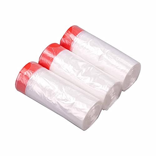 Morcte Clear 8 Gallon Drawstring Trash Bags, 108 Counts