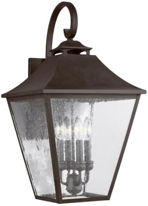 Feiss Generation Lighting-Sean Lavin-Outdoor Wall Lantern Stainless Steel in Traditional Style-13.25 Inch Wide by 25.38 Inch T