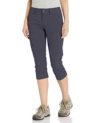 Columbia Women's Silver Ridge Stretch Capri II, Breathable, UPF 30 Sun Protection, India Ink, 6