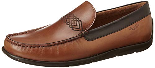 Park Avenue Men's Dark Brown Leather Formal Shoes-7 UK (41 EU) (PXSS00334-O6)