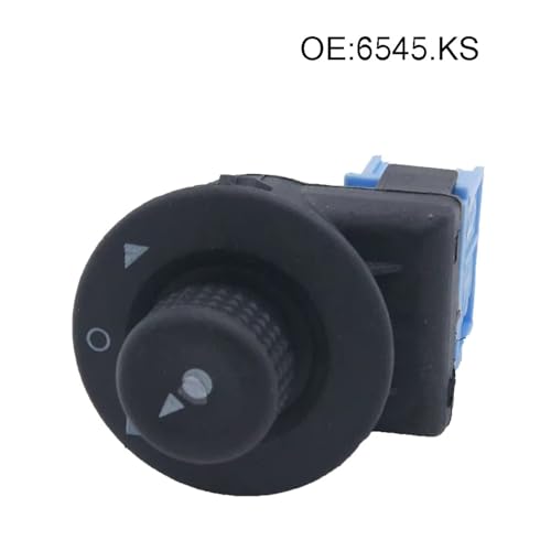 Bouton réglage rétroviseur robuste 6545KS compatible Peugeot Partner