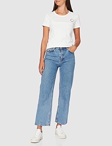 G-STAR RAW Women's Front Stitch Tee, Bianco (milk