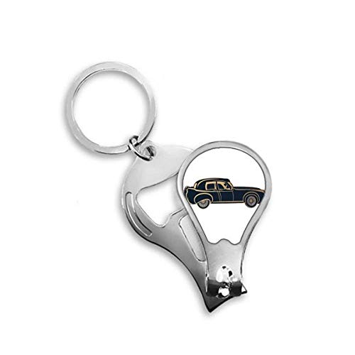 Coupe-ongles silhouette voiture classique noire pour pieds