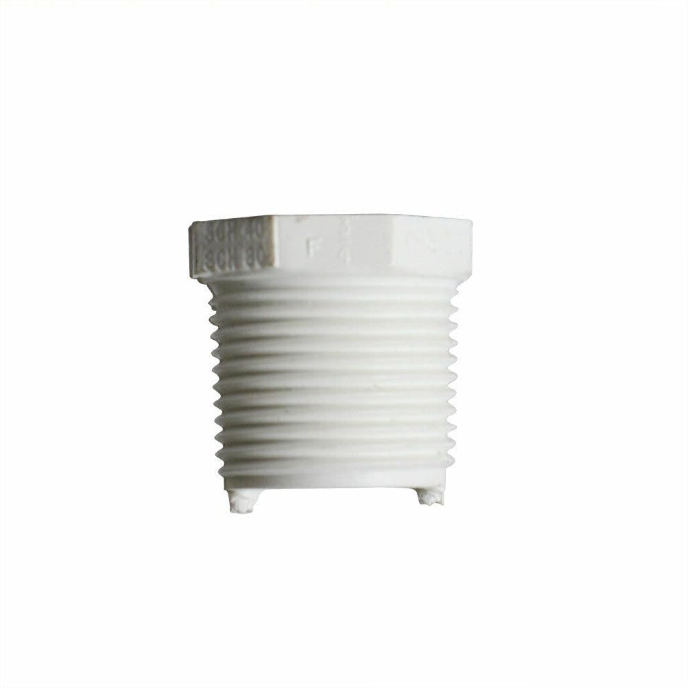 GULUANT Replacement 3/4 Inch x 3/8 Inch Threaded x Threaded PVC Bushing Sch 40 for Primex 88209