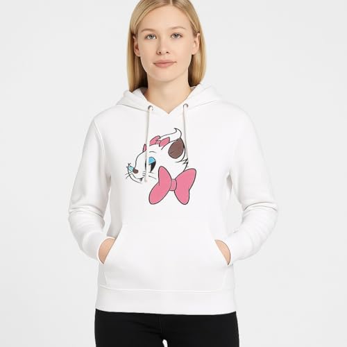 Image of Raves Womens Stylish Printed Hoodie | Trendy Cotton Fleece Hooded Sweatshirt for Women & Girls | Full Sleeve Winter Wear Pullover