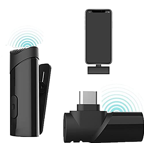 DEVICE OF URBAN INFOTECH Wireless Lapel Lavalier Collar Microphone Clip On Omnidirectional Voice Recording Mic for Teachers Mini External Noise Cancelling Mike for Zoom Meeting YouTube Online Class