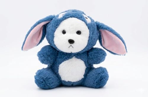 Image of Stuffed Blue Dragon Hooded Teddy Bear (30cm) | Soft Plush Toy for Kids, Cute Dragon-Themed Cuddly Bear, for Children Ultra-Soft Huggable Cuddle Buddy