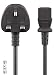Produktbild Goobay Kaltgerätekabel Großbritannien, 1,5 m, Schwarz; Kaltgerätekabel Großbritannien, 1,5 m, Schwarz, 1.5 m - Großbritannien 3-Pin-Stecker (Typ G, BS 1363) > Gerätebuchse C13 (Kaltgeräteanschluss)