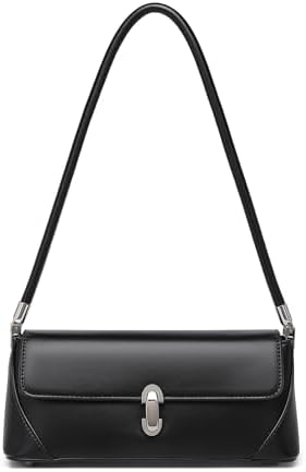 YONBEN Women's PU Shoulder Bag Stylish and Practical bag (Black)