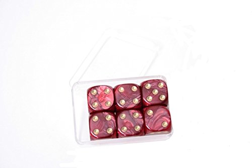 Dados de nácar Engelhart para evitar confusiones de jugadores con seis colores