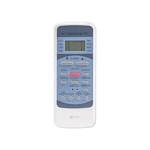 Image of 7SEVEN Compatible Air Conditioner remotes for Original Voltas AC Remote Control Suitable for 1 1.5 2 ton Split or Window ac - Match Exactly with Old Model 12 Remote for Better Performance