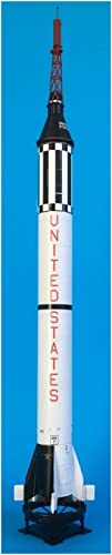 Horizon Model HRZ2004 1/72 Mercury Redstone Spaceship and Rocket Booster with Stand, Plastic Model