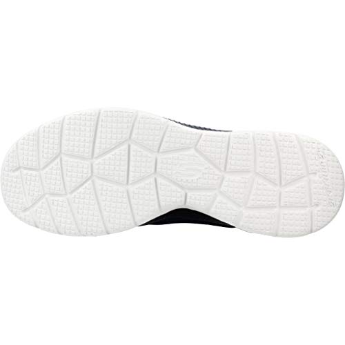 Skechers Baskets pour Femme, Chaussures de Sport, Noir/Blanc, 38 EU