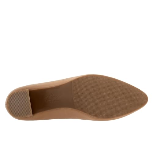 Trotters Women's Loafer/Slipon Pump, Nude/Natural, 10 Wide3