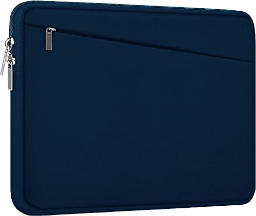 Image of Laptop Sleeve Case, 15.6 inch, Durable Computer Carrying Bag Protective Case Briefcase Handbag with Front Pocket, Slim Laptop Cover for 15.6 Inch HP, Dell, Lenovo, Asus, Notebook, Blue