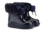  IGOR - IGOR W10258 Azul Bota Agua Charol con Pelo Caucho Niñas Color: Azul Talla: 26
