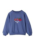 Manches longues VERTBAUDET Sweat Fille Motif Fantaisie Indigo 5A