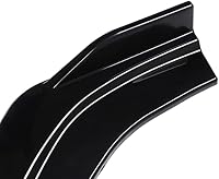 aqxreight Gloss Black első lökhárító toldat 3 részes splitter szett univerzális első spoiler autó tuning 7