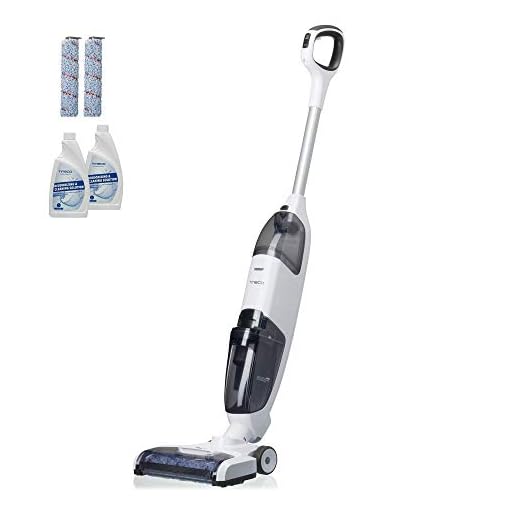 Tineco iFloor Complete Cordless Wet Dry Vacuum Cleaner and Mop, Powerful One-Step Cleaning for Hard Floors, Great for Sticky Messes and Pet Hair with Extra Accessories, Grey, 6x18