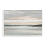 Stupell Industries Muted Lake Abstraction Black Framed Giclee Art, design by Amber Sterling, 16 x 24