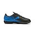 Puma Unisex-Child ATTACANTO Turf Training Soccer Cleats, Black-Ultra Blue AH25, Big Kid 4