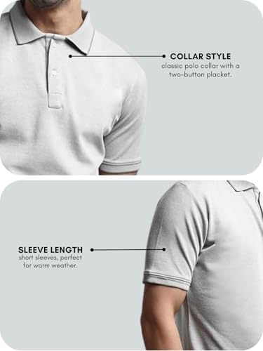 Image of GRECIILOOKS T-Shirt | Regular Fit Polo T-Shirt for Men | Plain T Shirt | Casual T Shirt for Men | Men's T Shirt | Stylish Men's T Shirts | Half Sleeve T Shirt