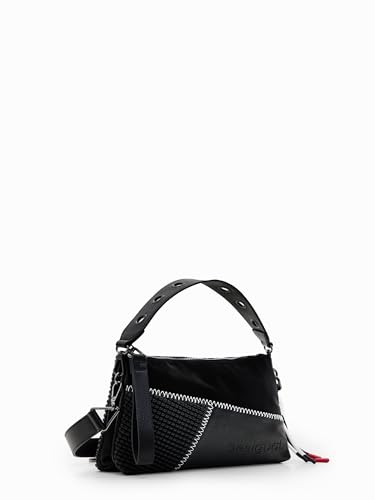 Desigual Bols_Grisom Dortmund, Across Body Bag Donna, Nero, Einheitsgröße