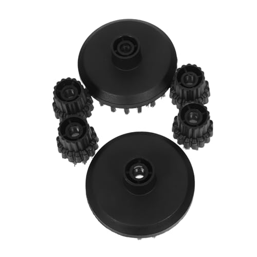 Kisangel 6pcs Replacement Steam Cleaner Brush Heads Compatible with Multi-purpose Nylon Brushes for Kitchen Bathroom Wall and Hard Surface Cleaning Accessories