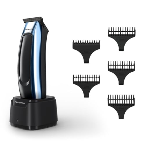 Rowenta Barber Experience, Tondeuse de finition pour homme, Lame en T, Revêtement DLC, Auto-affûtage, TN1851E0