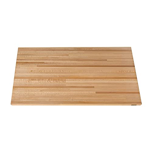 CONSDAN Butcher Block Countertop, 72 x 25 Inches, USA Grown Solid Hard Maple Hardwood, for Kitchen Island, Laundry Room, RV, Camper, Office Desk, Bar Table, Prefinished with Food-Safe Oil, 1.5" Thick