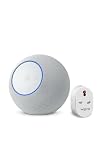 Amazon Echo Studio (newest model), Alexa Speaker with immersive spatial audio and Dolby Atmos, and built-in smart home hub in a compact design (Glacier White) with 16A Smart Plug