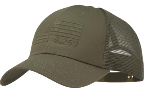 Image of American Flag Trucker Cap, Regular & XL-3XL, Big Head Snapback Patriotic Baseball Hat (Up to Size 8)