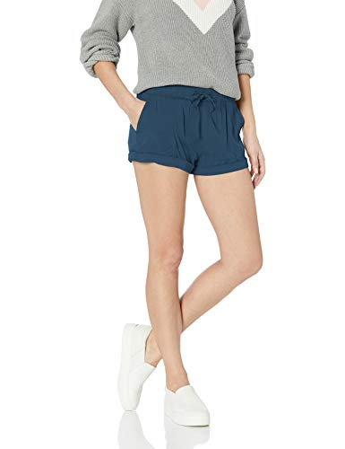 Volcom Women's Sunday Strut Elastic Waist Short, Dark Navy, M
