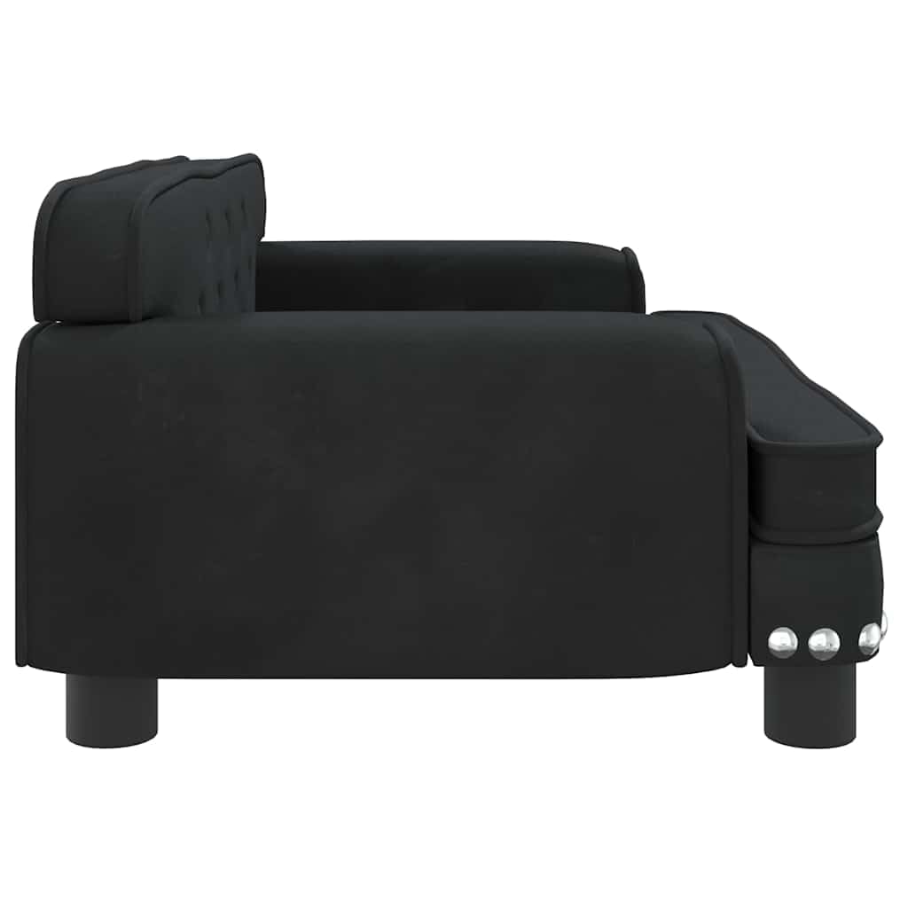 Cuccia per cani, 70 x 45 x 30 cm, in velluto con imbottitura in schiuma morbida e fondo antiscivolo, comoda e delicata sulle articolazioni, per cuccioli, anziani, letto per animali domestici