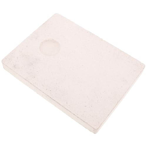 SEWACC Materiales Refractarios De Cuarzo Bloque De Soldadura Para Joyería Reparación De Bloques De Soldadura Tablero De Fundición De Metales Ladrillos De Joyería White