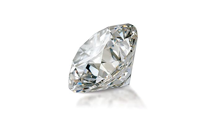 Zircon blanc naturel de 9,26 carats, la pureté d'une taille ronde originale