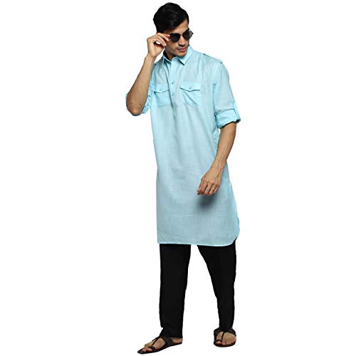 Kurta Pathani coton taille 44 ample contre les tissus rigides