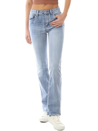 Design by Olivia Women's Sexy Stylish Flare Bell Bottom Slim Bootcut Jean4